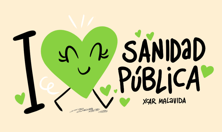 I love sanidad pública
Ilustración de XCAR Malavida