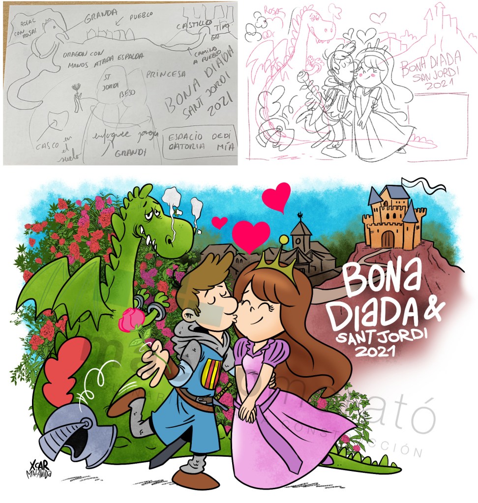 Bona diada y Sant Jordi 2021 | XCAR Malavida, image size:972x1023