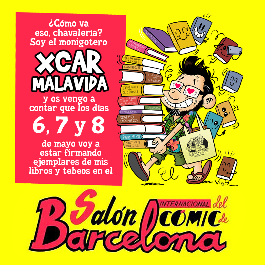 XCAR Malavida en el Salón del cómic de Barcelona