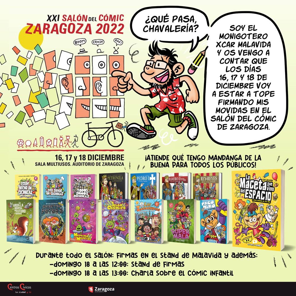 Firmas de XCAR Malavida en el Salón del cómic de Zaragoza