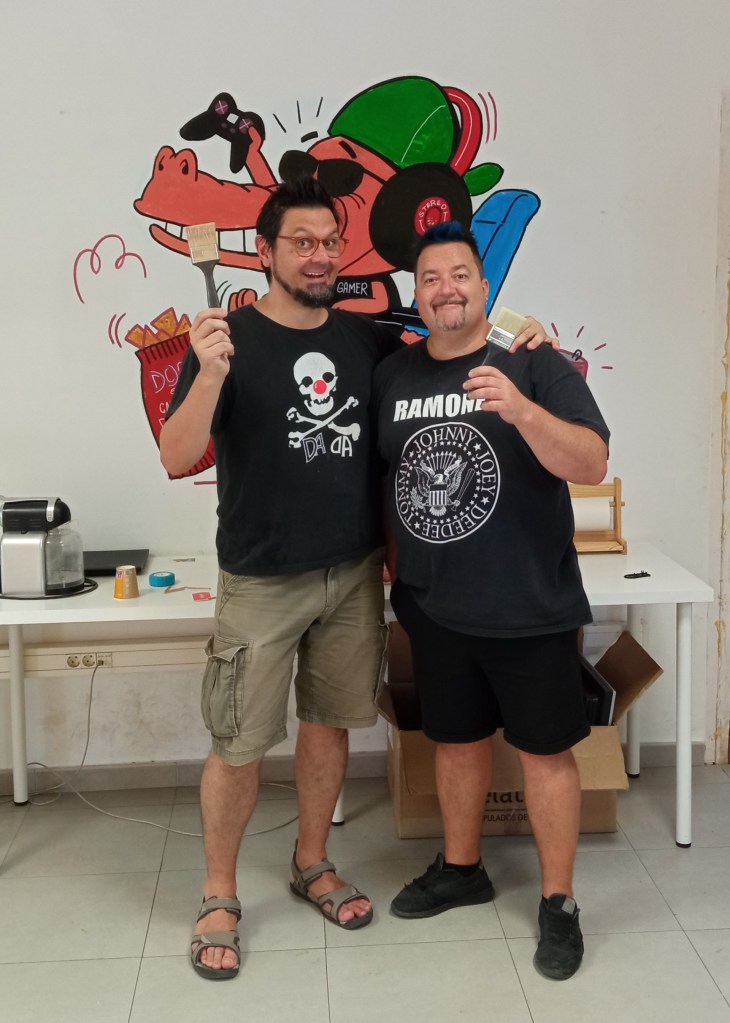 Mural colaborativo de Dani García-Nieto y XCAR Malavida