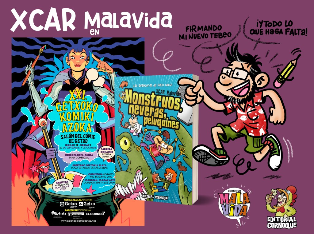 XCAR Malavida en el Salón del cómic de Gexto 2023