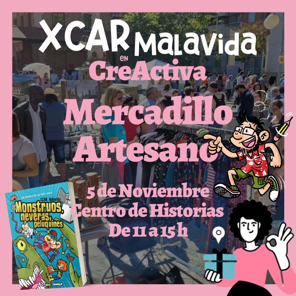 XCAR Malavida en el CreActiva Mercadillo Artesano 2023