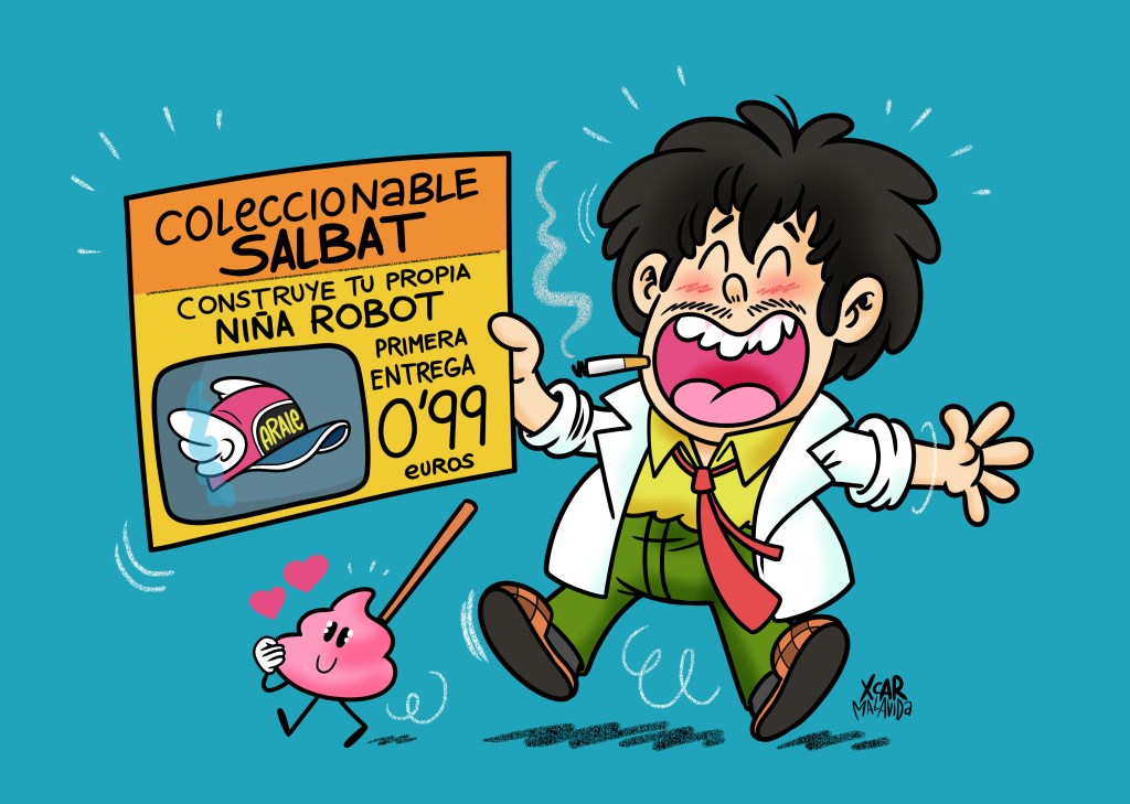 Senbei Norimaki de Dr. Slump dibujado por XCAR Malavida