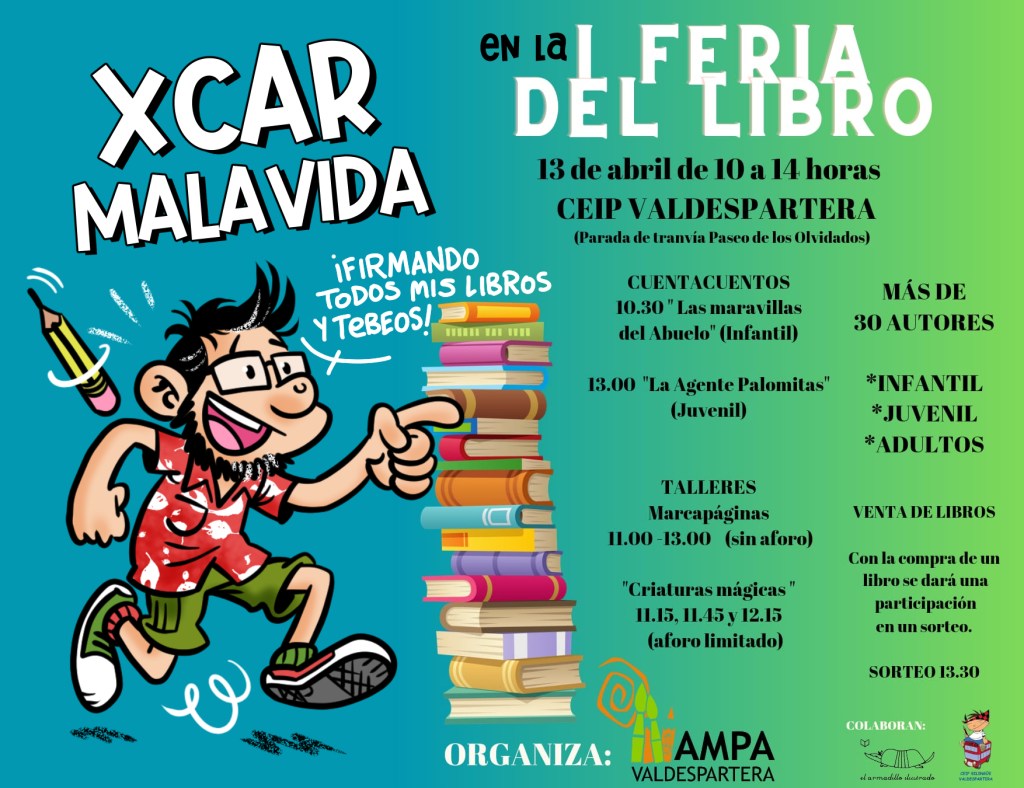XCAR Malavida en la I Feria del libro de Valdespartera