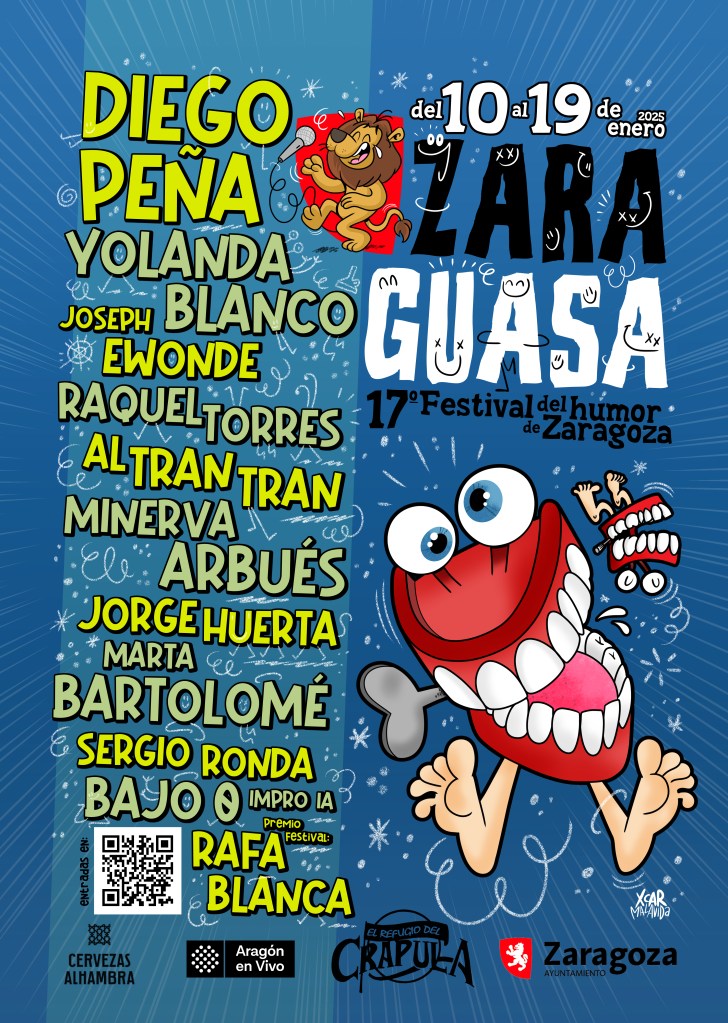 17º Festival del humor de Zaragoza: Zaraguasa.
Cartel de XCAR Malavida
