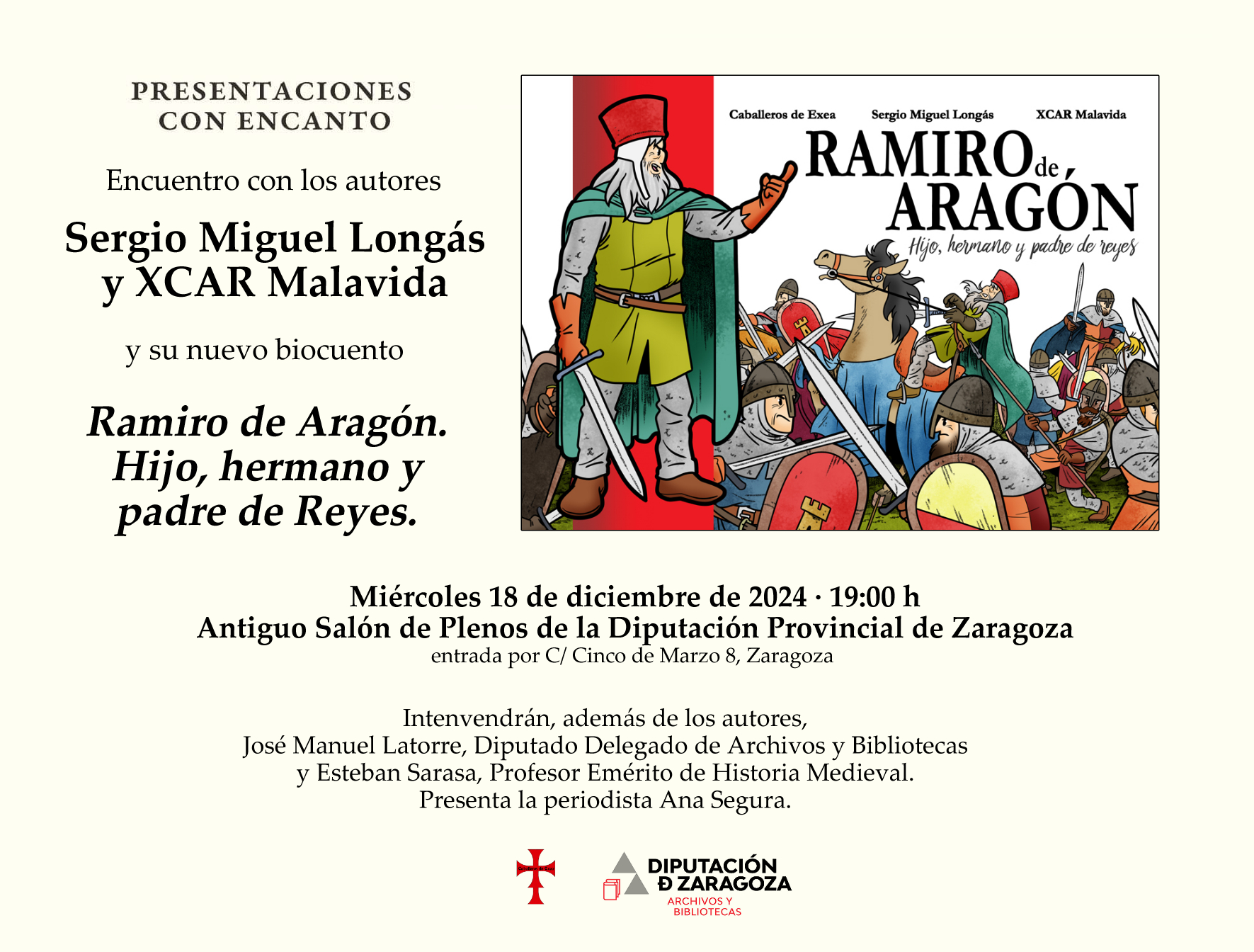 Presentación del libro «Ramiro de Aragón» | XCAR Malavida