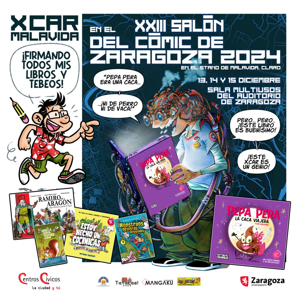XCAR Malavida en el XXIII Salón del cómic de Zaragoza