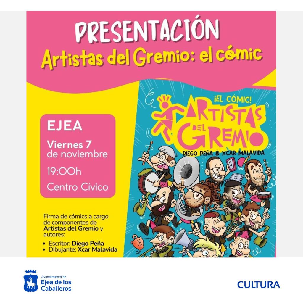 Presentación del cómic Artistas del gremio
