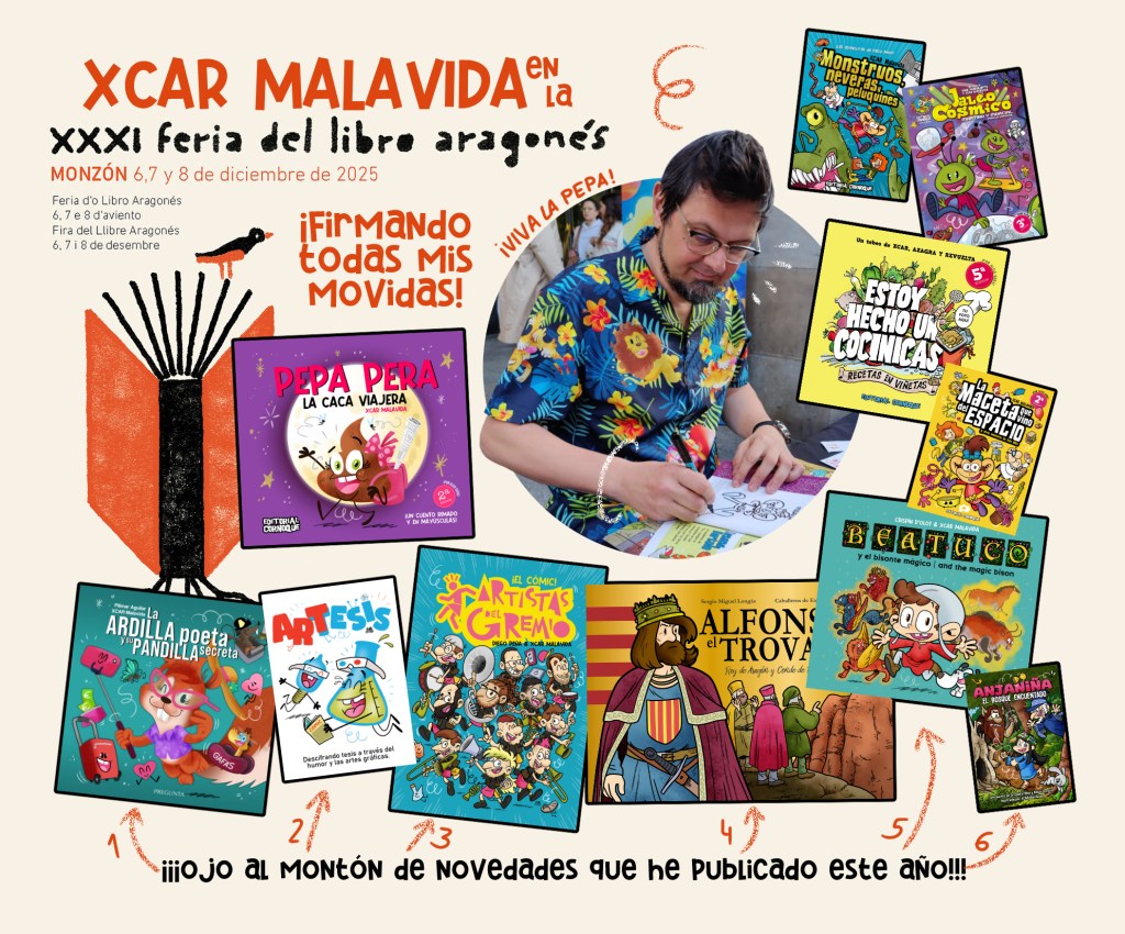 XCAR Malavida en la Feria del Libro Aragonés de Monzón